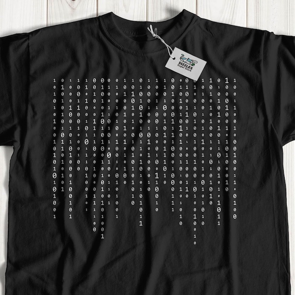 Unisex Binary Code T-Shirt | Computing Gifts & Computer Technician Shirts