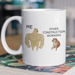 Funny Construction Worker Mug 11oz 330ml Gifts For Builders