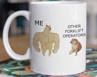 Funny Forklift Operator Mug 11oz 330ml Fork Truck Driver Gifts