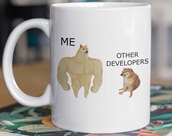 Tasse drôle de développeur 11 oz 330 ml Web & Software Dev Gifts