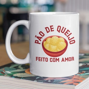 Pao De Queijo Mug 11oz 330ml Brazilian Food Gift Ideas