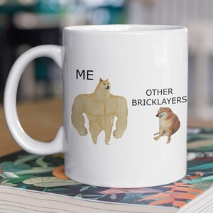 Funny Bricklayer Mug 11oz 330ml Brickie Gifts & Builder Mugs