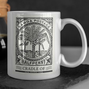 Samoa Stamp Mug 11oz 330ml Gifts For Stamp Collectors Mugs