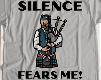 T-shirt écossais drôle | Cadeaux de kilt et chemises de cornemuse pour un ami d'Écosse