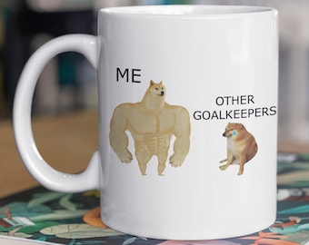 Lustige Torwart-Tasse 11oz 330ml Torwart-Geschenke & Sporttrainer-Tassen