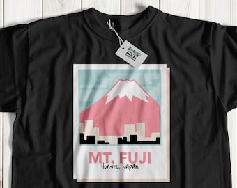 Unisex Mount Fuji T-shirt | Mt Fuji gift ideas | Japanese travellers gift