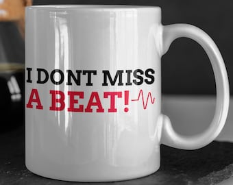 Non mi manca un colpo! Divertente Tazza di chirurgia a cuore aperto 11oz 330ml / Idee regalo per insufficienza cardiaca / Tazze di bypass cardiaco
