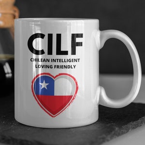 Funny Chilean mug 330ml 11oz | Fun Chile Mugs for Dad Boyfriend Husband | Chilean Wife Mother Girlfriend Co worker Coffee mugs