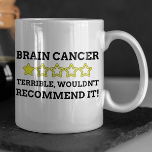 Funny Brain Cancer Surgery Mug 11oz 330ml | Brain Aneurysm Operation Gift Ideas | Brain Tumour Gifts |