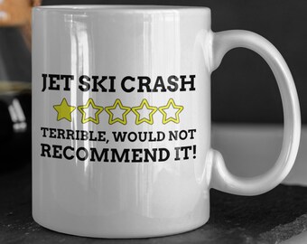 Funny Jet Ski Mug 11oz 330ml Jet-ski Crash Gifts