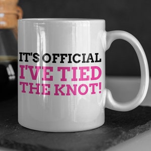 Offically All Tied Up Funny Tubal Ligation Mug 11oz 330ml Tubes Tied Gift Ideas | Fallopian tubes Mugs Female Sterilisation Gifts