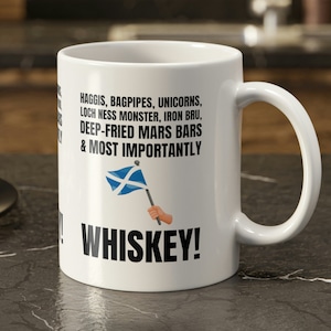 Funny Scotland Mug 11oz 330ml Gift For Scottish Friend