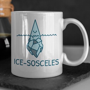 Ice-Sosceles Funny Maths Mug 11oz 330ml Triangle Mugs