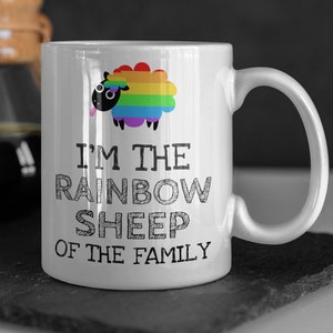 I&#39;m The Rainbow Sheep Of The Family Funny LGBT Mug 11oz 330ml