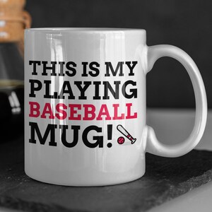 This Is My Playing Baseball Mug 11oz 330ml Baseball Player Gifts
