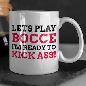 Funny Bocce Mug 11oz 330ml Boules Gift Ideas