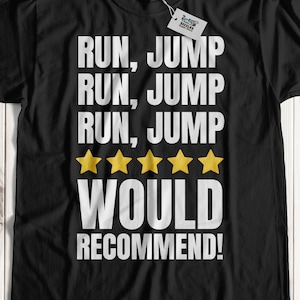 Run, Jump! Unisex Funny Hurdler T-Shirt And Hurdle Gifts For Athletics Runner