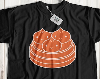 Unisex Soup Dumpling Xiaolongbao T-Shirt | Xiao Long Bao, Soup Dumplings Gift Ideas | Cute Dim Sum Chinese Food Shirt