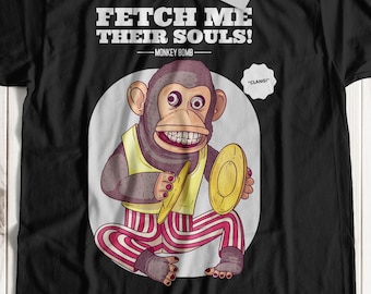 Fetch Me Their Souls! Unisex Funny Monkey Bomb T-Shirt | Zombies Shirt, Monkey Bombs Gifts