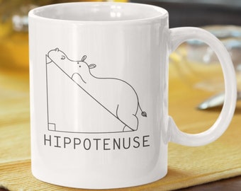 Hippotenuse Funny Hypotenuse Mug 11oz 330ml Gifts For Math Teachers