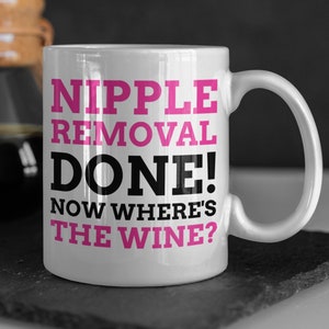 Funny 3rd Nipple Mug 11oz 330ml | Third Nipple Removal Gift Ideas | Nubbin Gifts | Extra Supernumerary Nipples Mugs