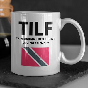 Lustige Trinidadische Tasse 330ml 11oz | Lustige Tobagonian Tassen für Papa Freund Ehemann | Trinidad Ehefrau Mutter Freundin Mitarbeiter Kaffeebecher