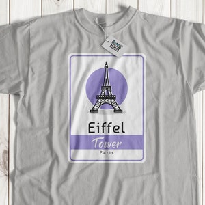 Unisex Eiffel Tower Paris Shirt  Eiffel Tower Gift Ideas | France Eiffel T-Shirt | Paris T-Shirt | City Of Lovers Shirt