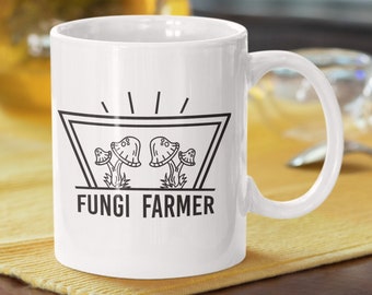 Mycology Mushroom Mug | Mushroom gift ideas | Gift For Mushroom Farmers and Mycologists | Foragers mugs