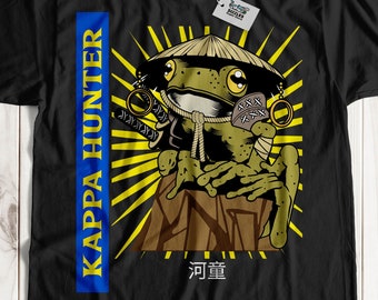 Unisex Kappa Hunter T-Shirt | Japanese Folklore Gifts & Cool Froggy Shirts