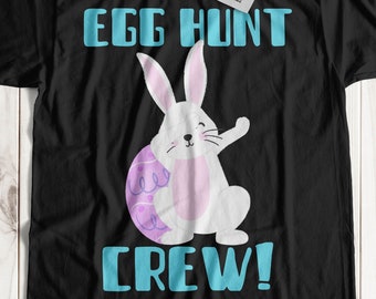 Cute Easter Egg Hunt T-Shirt | Egg Hunt Crew Shirts & Easter Bunny Gifts