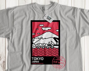 Unisex Mount Fuji T-shirt | Japanese travellers gift | Mt Fuji gift ideas