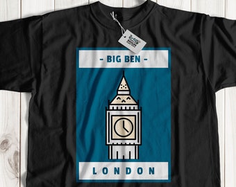 Big Ben London Love Short-sleeve Unisex T-shirt, I Love London