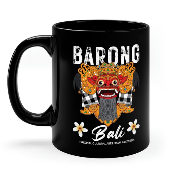 Barong Mug 11oz 330ml Balinese Mythology Gifts