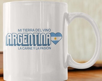 Argentinien Herzbecher 11 Unzen, Geschenke der argentinischen Flagge und Buenos-Aires-Becher