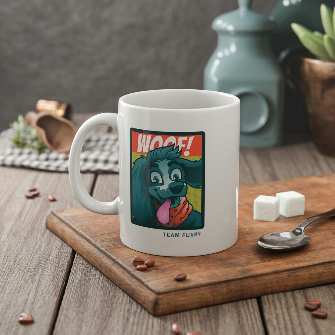 WOOF Team Furry Mug 11oz 330ml Furry Fandom Gifts Etsy