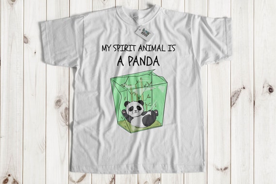 My Spirit Animal Is A Panda Funny Gift T-Shirt My Spirit Animal Is A Panda Funny Gift T-Shirt
