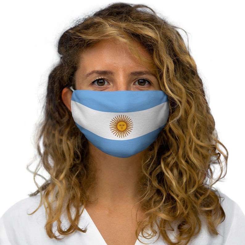 Unisex Argentinian Flag Face Mask | Breathable & Flexible Flag of ...