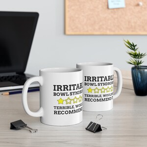 Funny Irritable Bowl Syndrome Mug 11oz 330ml IBS Gift Ideas Bowel Mugs image 6