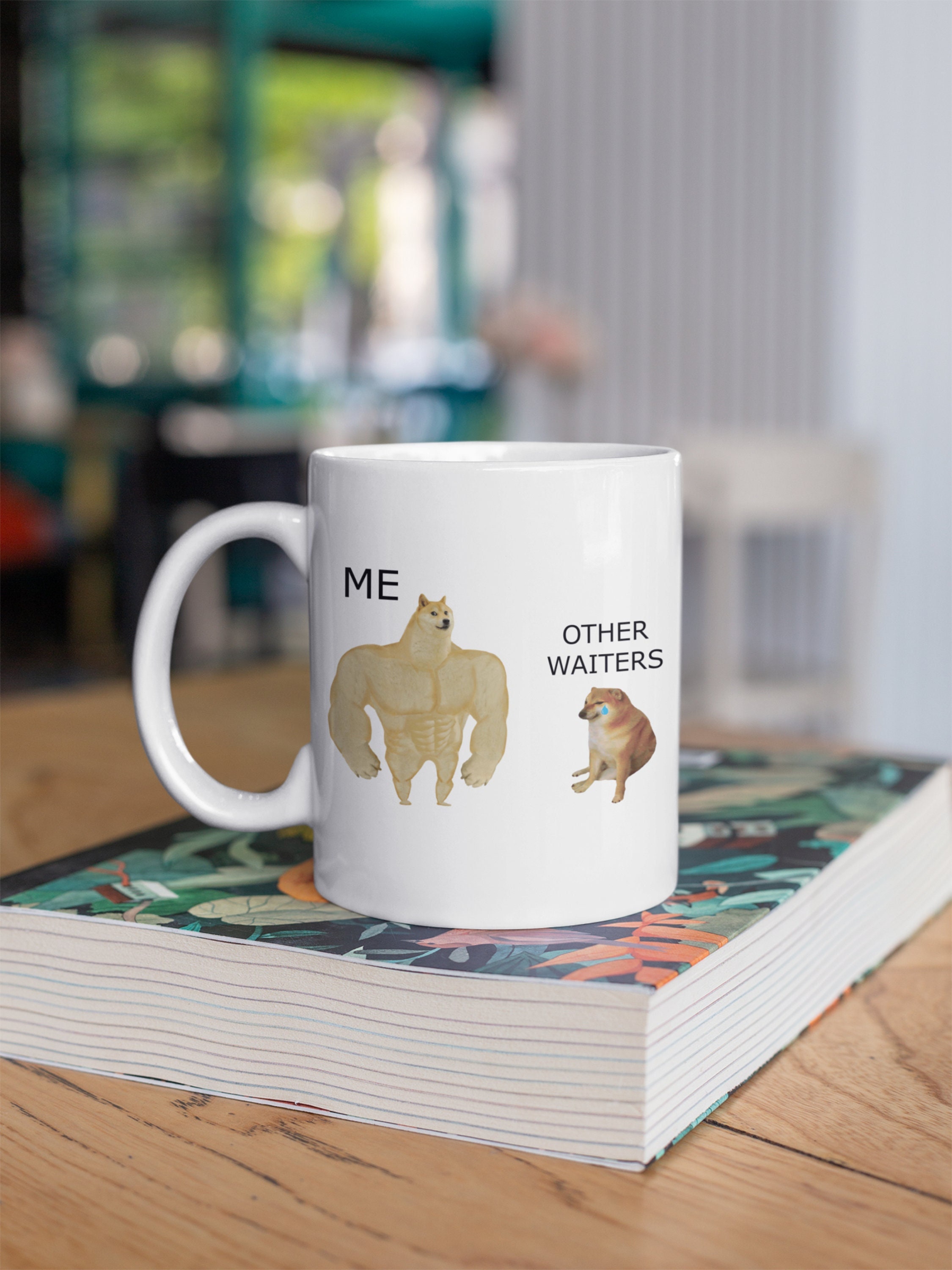 Funny Waiter Mug 11oz 330ml Gifts For Restuarant Workers