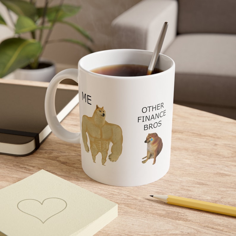 Funny Finance Bro Mug 11oz 330ml Accountant Gifts & Investor Mugs image 3
