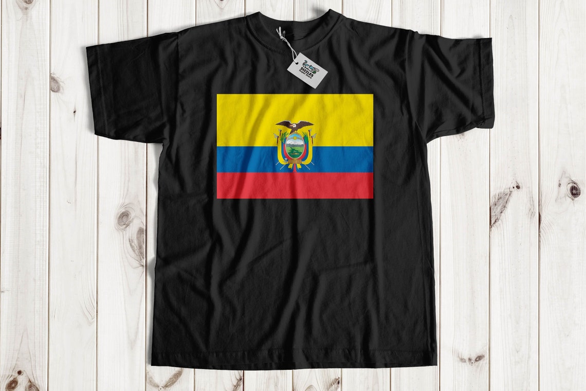 Camiseta de bandera ecuatoriana / camiseta de Ecuador / - Etsy España