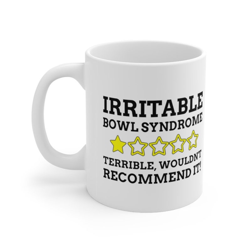 Funny Irritable Bowl Syndrome Mug 11oz 330ml IBS Gift Ideas Bowel Mugs image 9