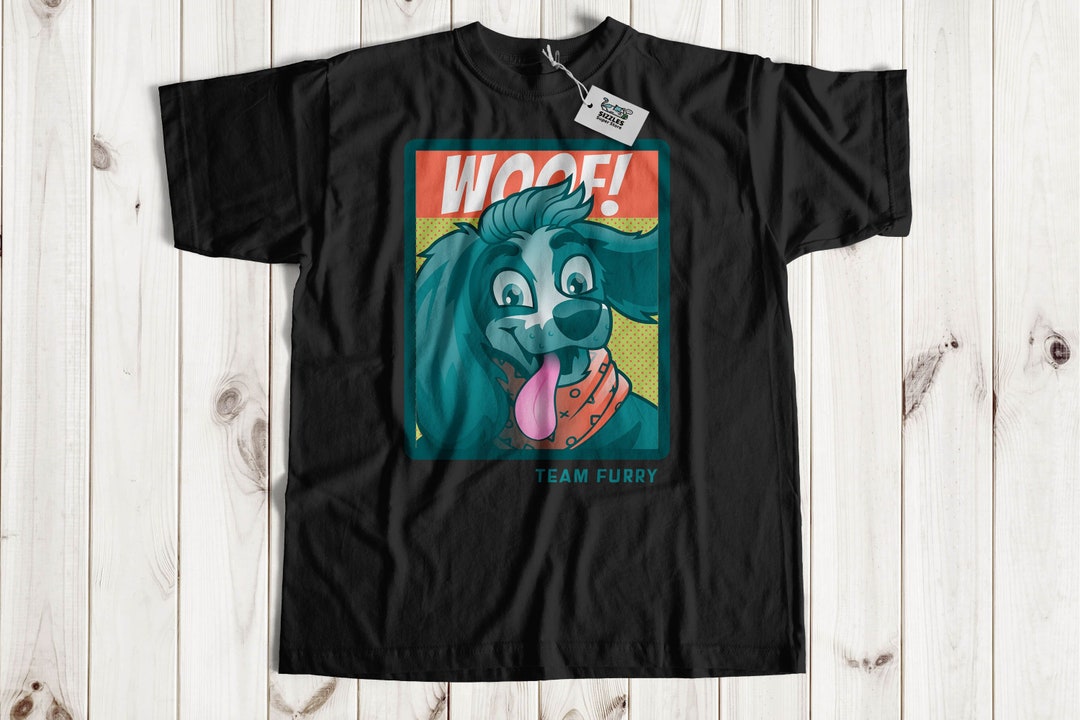 Unisex Woof! Funny Furry T-shirt | Team Furries Gifts - Etsy