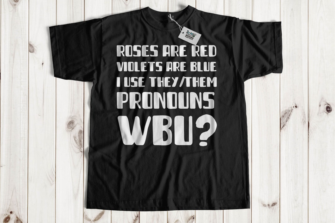 THEY/THEM Pronouns T-shirt | Non Binary Shirts & LGBT Gender Gifts - Etsy