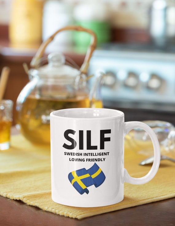 Lustige schwedische Tasse 330ml 11oz | Lustige Schweden Tassen für Papa Freund Ehemann | Schwedische Frau Mutter Freundin Mitarbeiter Kaffeebecher