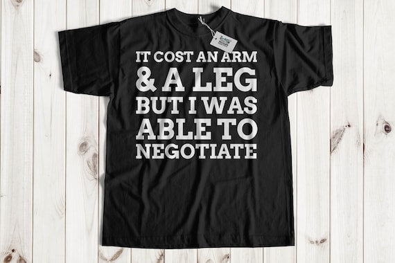 Amputee T-Shirt: Able To Negotiate Funny Leg Amputee Shirt Amputee T-Shirt: Able To Negotiate Funny Leg Amputee Shirt