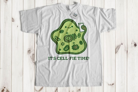 It's Cell-fie Time Unisex Funny Cell T-Shirt | Gifts For Biology Teacher | Biologist Gift Ideas | Science Tutor Mitochondria Shirt 