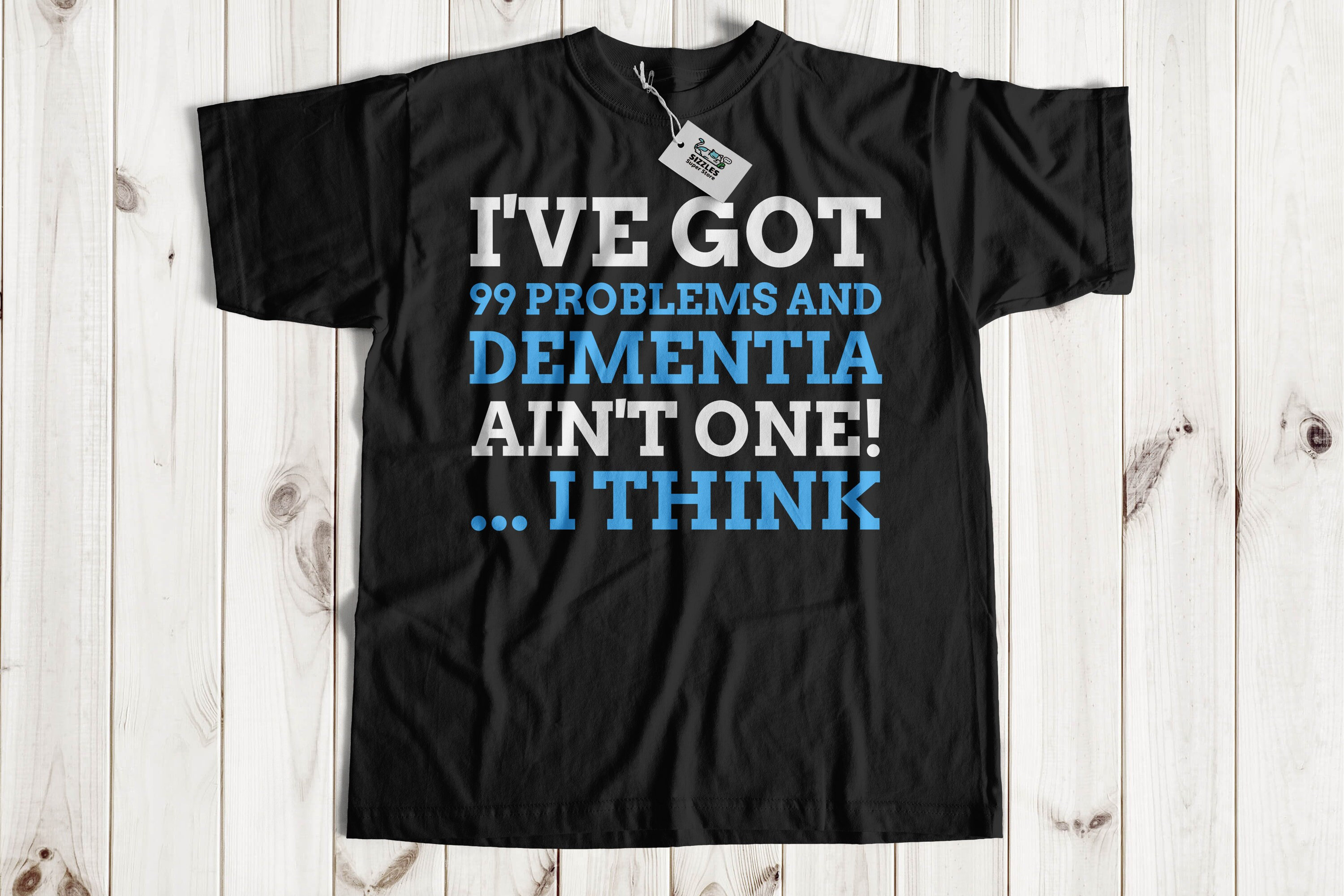 T-shirt Homme Coton Alzheimer's Been There - Slogan Drôle - Neuf Sans étiquettes, Taille à Préciser