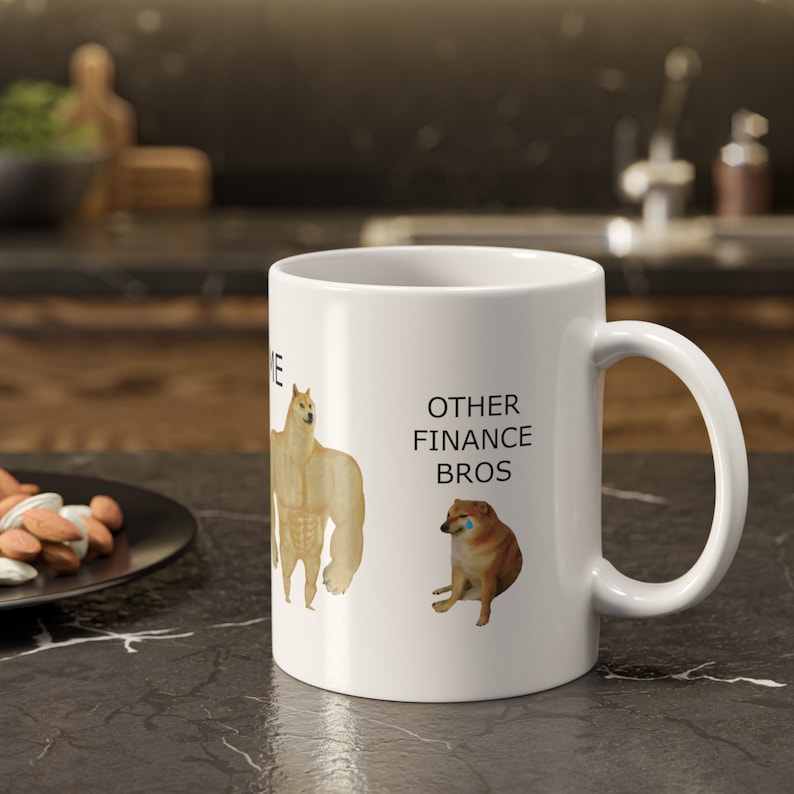 Funny Finance Bro Mug 11oz 330ml Accountant Gifts & Investor Mugs image 8