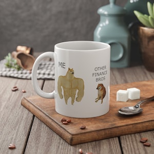 Funny Finance Bro Mug 11oz 330ml Accountant Gifts & Investor Mugs image 2